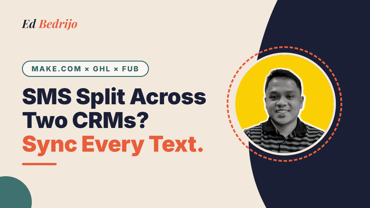 GoHighLevel SMS to Follow Up Boss CRM sync thumbnail