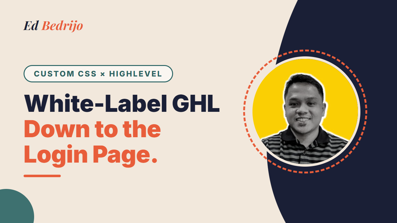 GoHighLevel white label customization thumbnail