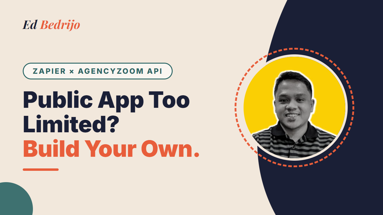 Private Zapier app for AgencyZoom thumbnail
